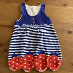 ベイビーチアー　イチゴワンピース　100