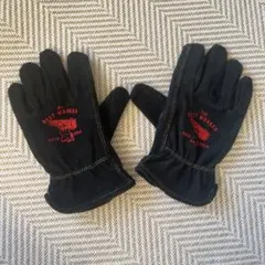 11/25出品停止 牛皮　ヴィンテージ　ワークグローブ　ブラック