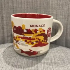スターバックス　モナコ限定　you are hereマグカップ　モナコグランプリ