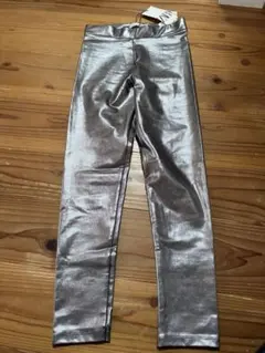 ZARA メタリック スパッツ 新品未使用 レギンス160cm 1790円 ザラ