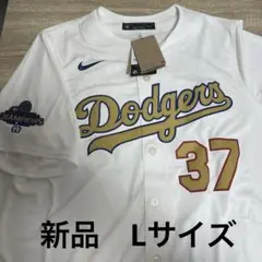 ロサンゼルス・ドジャース　テオスカー・ヘルナンデス　ゴールドユニフォーム　Ｌ NIKE MLB公式 ナイキ メンズ ロサンゼルス・ドジャース