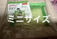 キャンドゥ CanDo 推し色クリアミニポーチ グリーン