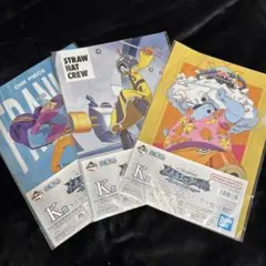 ONE PIECE クリアファイル&ステッカーセット K-21