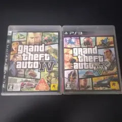 【動作確認済】PS3 グランドセフトオート4・5