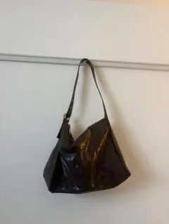 ZARA ショルダーバッグ ダークブラウンのサムネイル