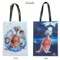 [新品・レア品] 映画 ET　トートバッグ　E柄　リバーシブル　A3縦サイズ