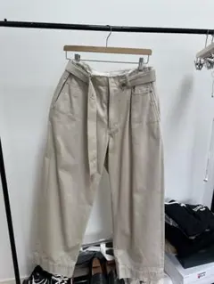 YOKE ベルテッドワイドデニムのサムネイル