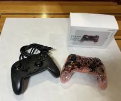 Switch用　純正プロコン ＆ スケルトンコントローラー 2点まとめ売り