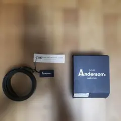 Anderson's 本革ベルト　イタリア製　未使用　40インチ 幅3センチのサムネイル