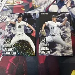 プロ野球チップス 2025 第2弾 スターカード 種市篤暉　鈴木昭汰 千葉ロッテ