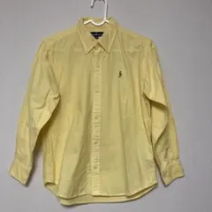 古着　Ralph Lauren 長袖シャツ 150サイズ 黄色
