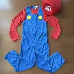 スーパーマリオ コスチューム 100cm~ 帽子付き