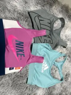 Nike・Adidas スポーツブラ3点セット