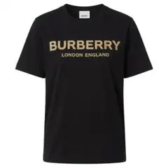 BURBERRY ロゴプリント Tシャツ ブラック Sサイズ