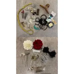 【未使用多数】大容量 ヘアクリップ・ピン・ゴムセット・ヘアーアクセサリーセット