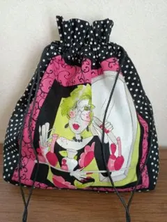 ロラライハリス♡トルソーファスナーバック♡【ハンドメイド】 ロラライハリス(ソーイングレディ) ・大きめ トートバッグ