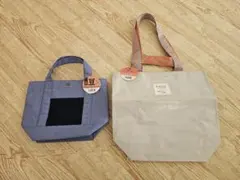 KALDI トートバッグ 2点セット 便利なボタン付き