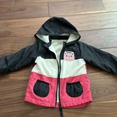 未使用　UZUCHAT フード付き　内側フリース様　ジャンパー 95cm