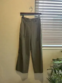 LEPSIM オリーブ ワイドパンツ ボタン付き