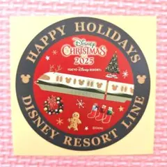 【非売品】東京ディズニーリゾート クリスマスステッカー 2025　1枚
