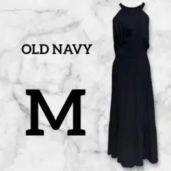 OLD NAVY ノースリーブ ロングワンピース 【M】黒