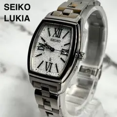 稼働美品 セイコールキア ラメ文字盤 レディース腕時計 1B22-0AP0