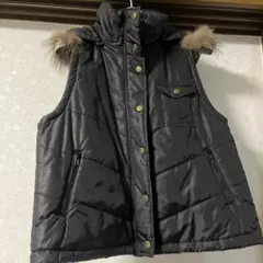 レディース ダウンベスト Lサイズ ブラック