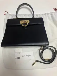 Salvatore Ferragamo ガンチーニ ブラック