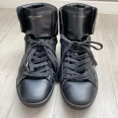 【イヴサンローラン】(36) スタッズブーツ レースアップ ブラック レザー SAINT LAURENT サンローラン レースアップブーツ ARMY 20 LACE