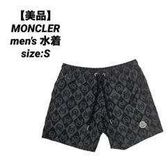 MONCLER メンズ ショートパンツ　スイムショーツ 水着 モノグラム柄