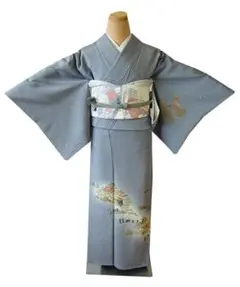 縮緬地 附下・訪問着＆袋帯＆帯揚・帯〆セット（正絹）仕立上り＜HH2337＞