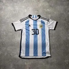 A66 adidasアディダスアルゼンチン代表メッシサッカーシャツユニフォーム