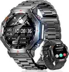 スマートウォッチ【2025年業界新登場 ChatGPT搭載】高輝度懐中電灯 軍用