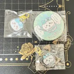 ちいかわ まじかるちいかわ ミニアクリルチャーム　ホログラム缶バッジ ハチワレ