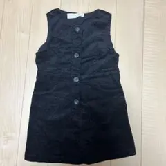 zara ワンピース　黒　110 size5 ベルベッド　セレモニー