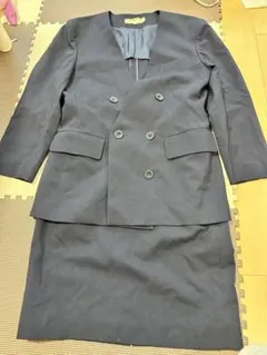 ネイビー ダブルブレストスーツ セット