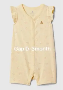 Baby GAP　黄色花柄ロンパース0-3months