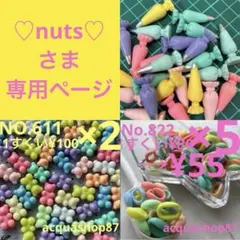 ♡nuts♡さま専用ページ