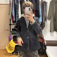 フード付きテーラードジャケット archive y2k グランジ 平成 お兄系