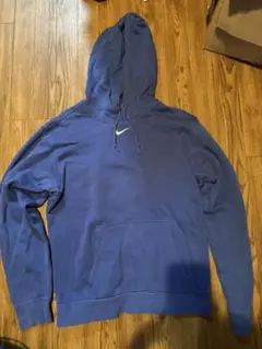 00s ナイキ NIKE センタースウォッシュ 青 ブルー パーカー スウェット