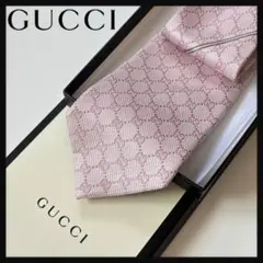 GUCCI プリントシルクリボン 新品・未使用 ホースビット ピンク GG柄