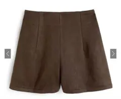 GRL グレイル grl スエードハイウエストショートパンツ[tu1811]