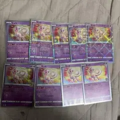 ミュウ 25周年記念カード スクエアミラー5枚　レア4枚