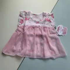 スウィートガール　ベビー　ワンピース　女の子　80サイズのサムネイル