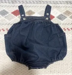 美品☆デニム サロペットロンパース 90cm