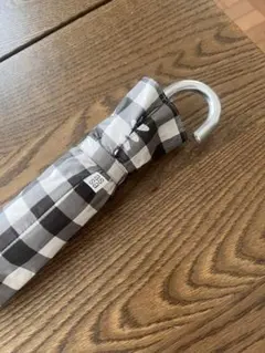 晴雨兼用 折りたたみ傘 チェック柄 花柄