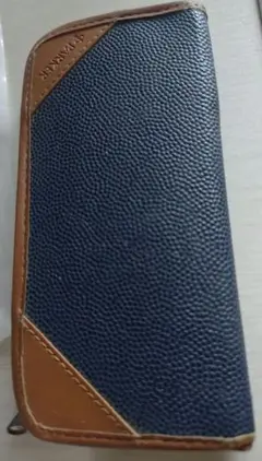 PARKER ペンケース ネイビー×ブラウンのサムネイル