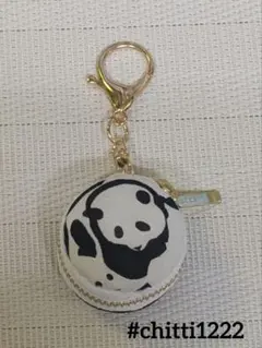 マカロンコインケース☆パンダの柄