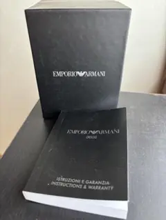 EMPORIO ARMANI 腕時計　空箱　取説のサムネイル