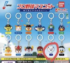 プロ野球マスコット　めじるしアクセサリー